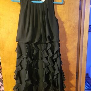 Coldwater Creek Black Dress with Blue Accent